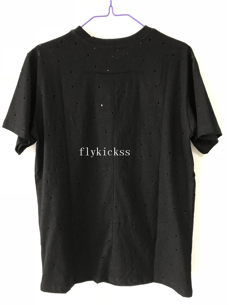 Givenchy Black T Shirt With Small Hole